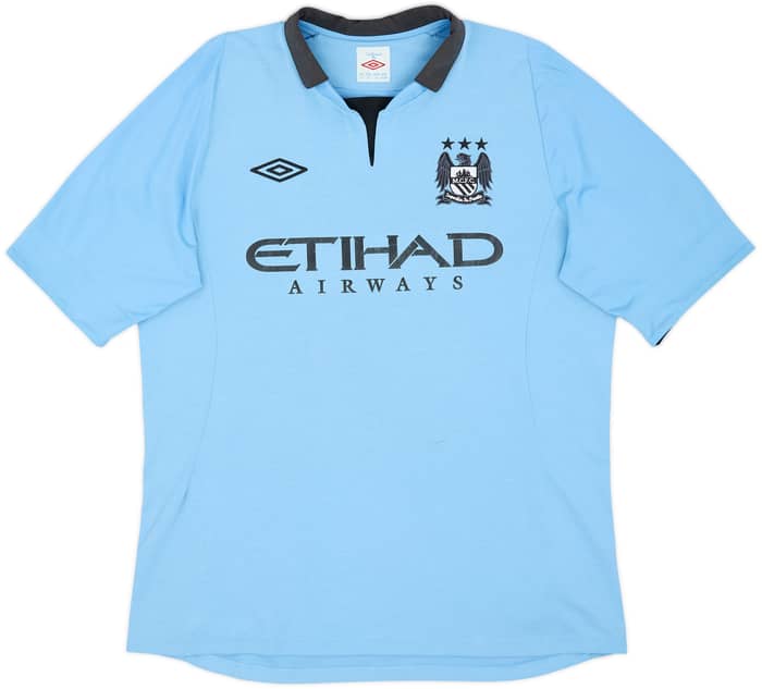 2012-13 Manchester City Home Shirt Kun Aguero #16 - 7/10 - (L)