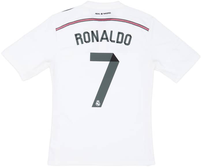 2014-15 Real Madrid Home Shirt Ronaldo #7 - 6/10 - (M)