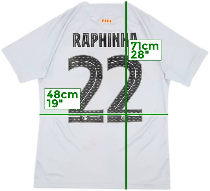 2022-23 Barcelona Third Shirt Raphinha #22 - 6/10 - (M)