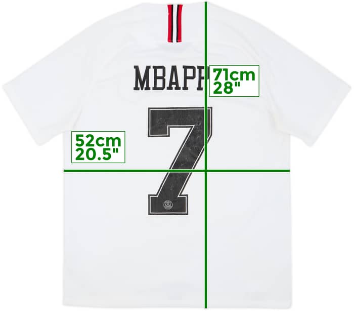 2018-19 Paris Saint-Germain Fourth Shirt Mbappe #7 - 5/10 - (L)