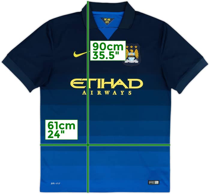 2014-15 Manchester City Away Shirt - 5/10 - (L)