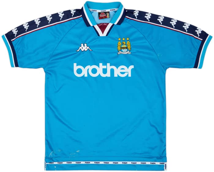 1997-99 Manchester City Home Shirt - 7/10 - (L)