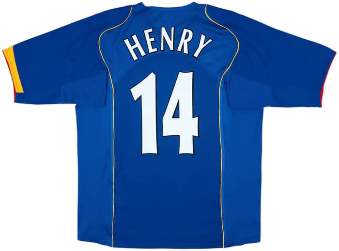 2004-06 Arsenal Away Shirt Henry #14 - 8/10 - (L)
