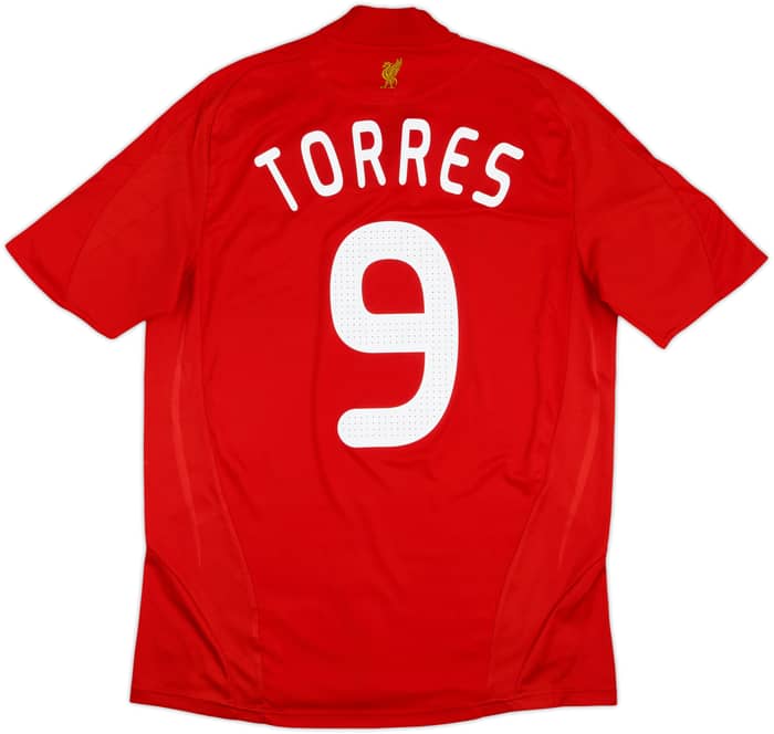 2008-10 Liverpool Home Shirt Torres #9 - 7/10 - (M)