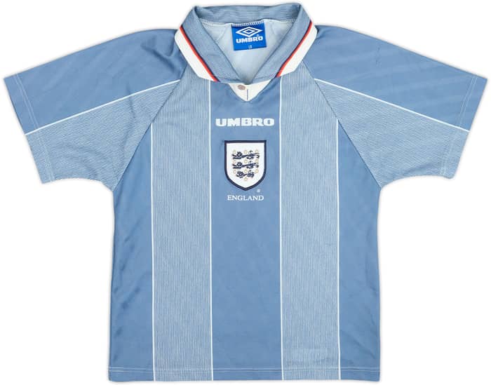 1996-97 England Away Shirt - 9/10 - (L.Boys)