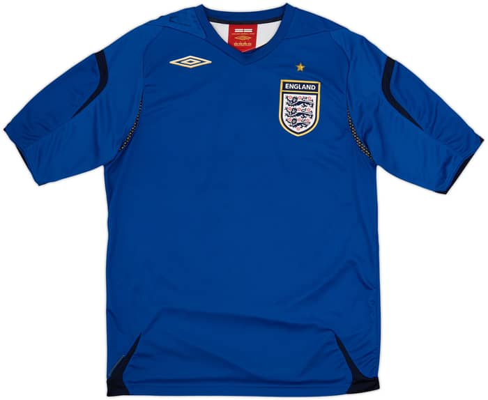 2006-08 England GK S/S Shirt - 7/10 - (M)