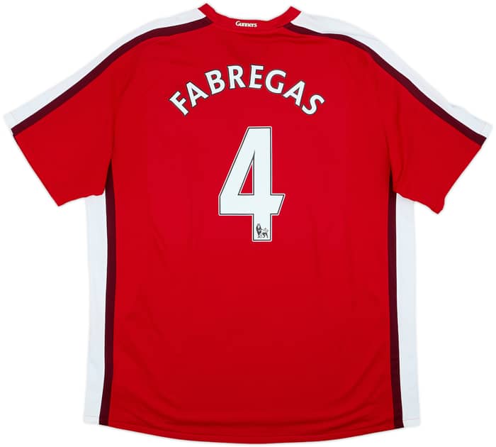 2008-10 Arsenal Home Shirt Fabregas #4 - 8/10 - (XXL)