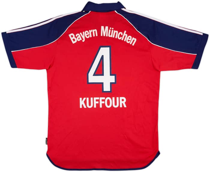 1999-01 Bayern Munich Home Shirt Kuffour #4 - 5/10 - (M)