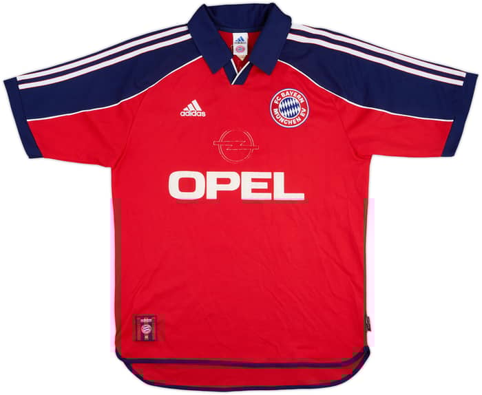 1999-01 Bayern Munich Home Shirt Kuffour #4 - 5/10 - (M)
