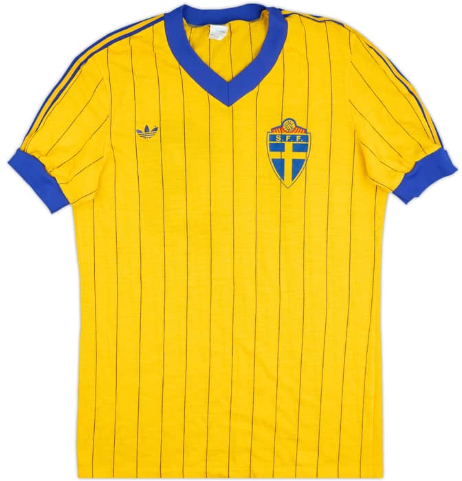 1984 Sweden Match Issue Home Shirt #13
