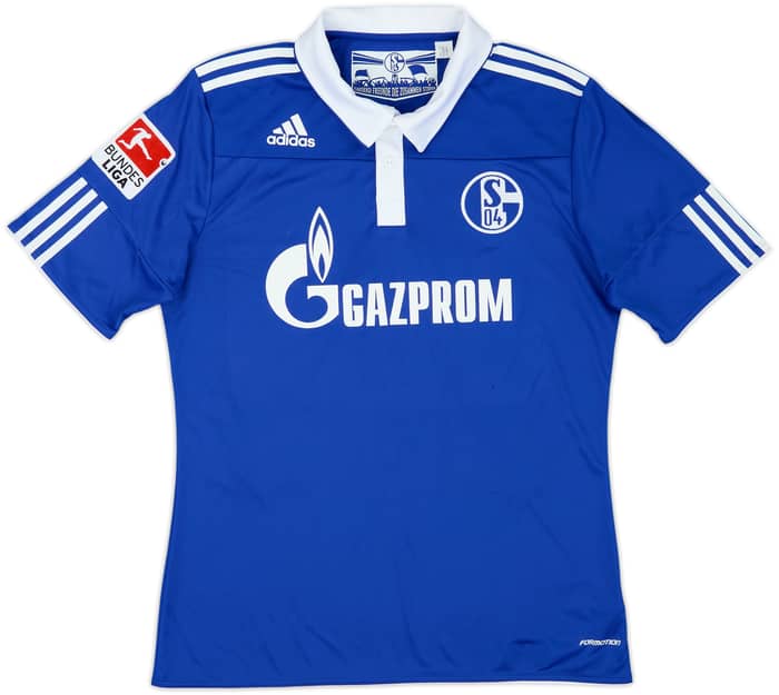 2010-12 Schalke Player Issue Home Shirt Sarpei #2  - 7/10 - (L)