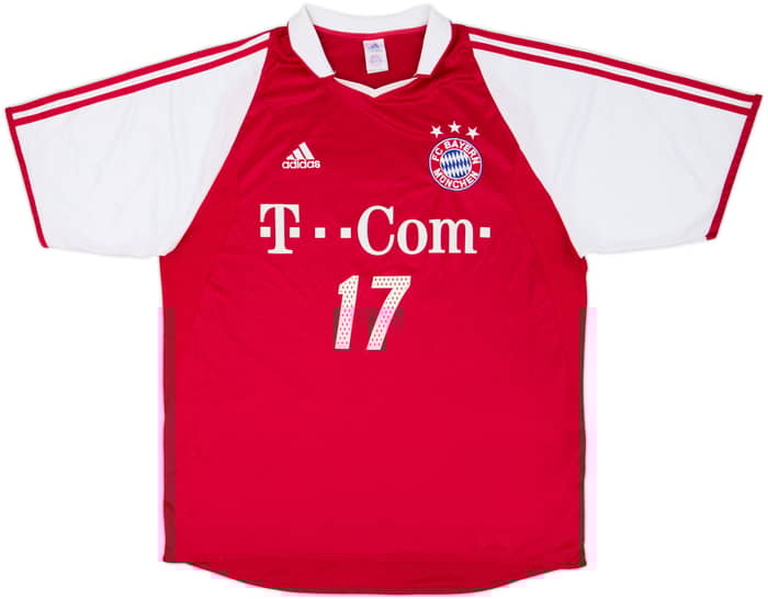 2004-05 Bayern Munich Home Shirt #17 - 9/10 - (L)