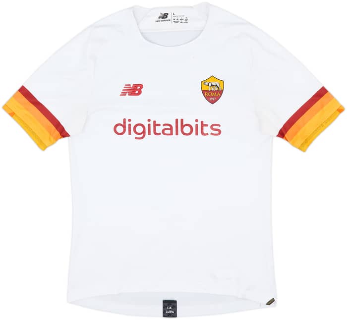2021-22 Roma Away Shirt - 6/10 - (L)