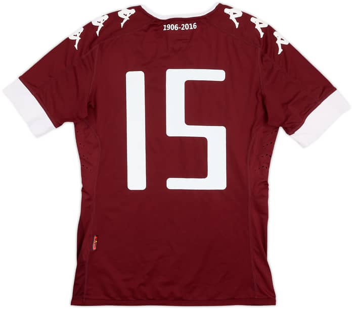 2016-17 Torino Home Shirt #15 - 8/10 - (L.Boys)