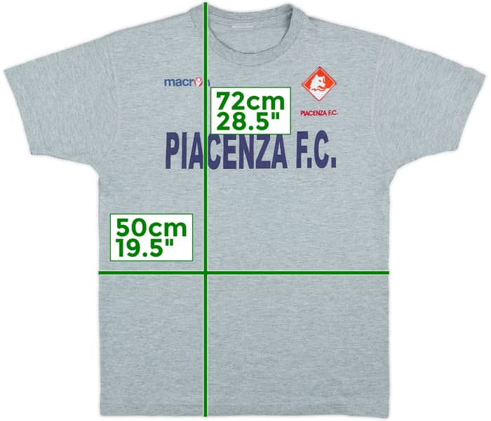 2005-07 Piacenza Macron Cotton Tee - 6/10 - (M)