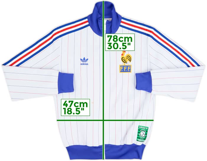 2004 France adidas Originals '1982 World Cup Carre Magique' Track Jacket - 8/10 - (M)