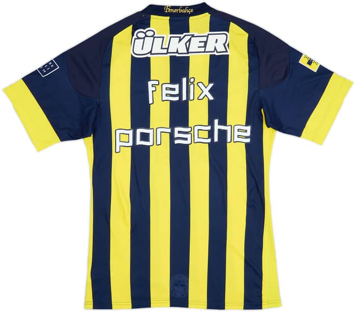 2010-11 Fenerbahce Squad Signed Home Shirt Felix Porsche - 7/10 - (M)