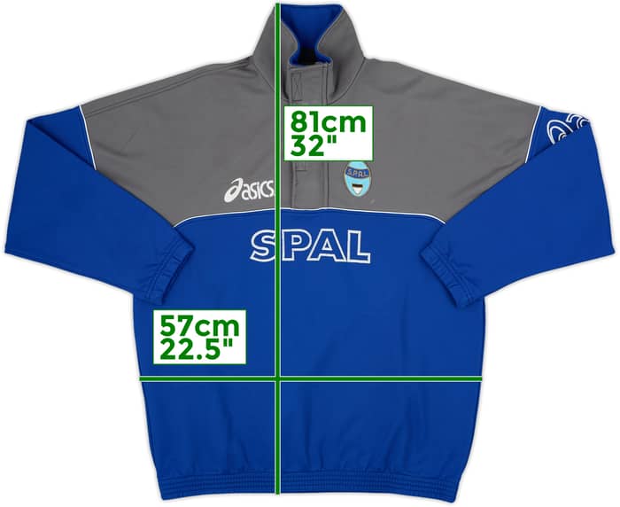 1998-00 SPAL Asics 1/4 Zip Drill Top - 5/10 - (L)