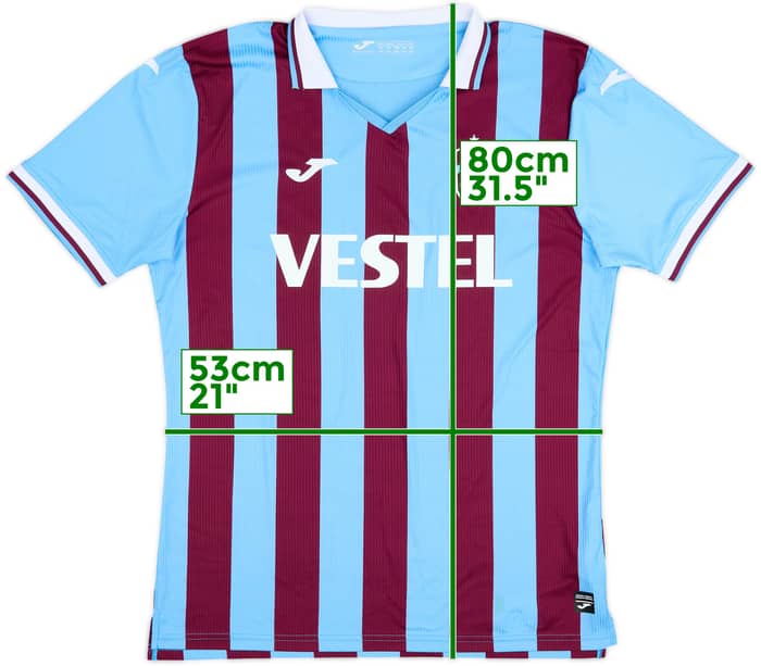 2023-24 Trabzonspor Home Shirt - 8/10 - (3XL)