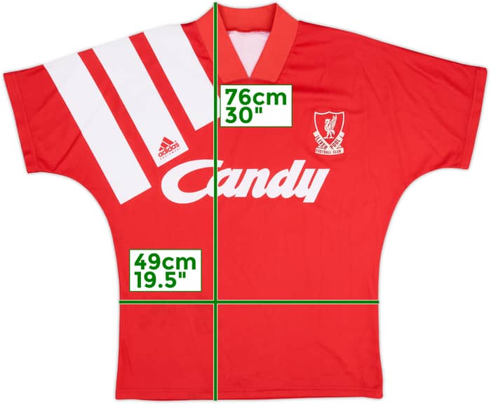 1992-93 Liverpool Centenary Home Shirt - 6/10 - (M)