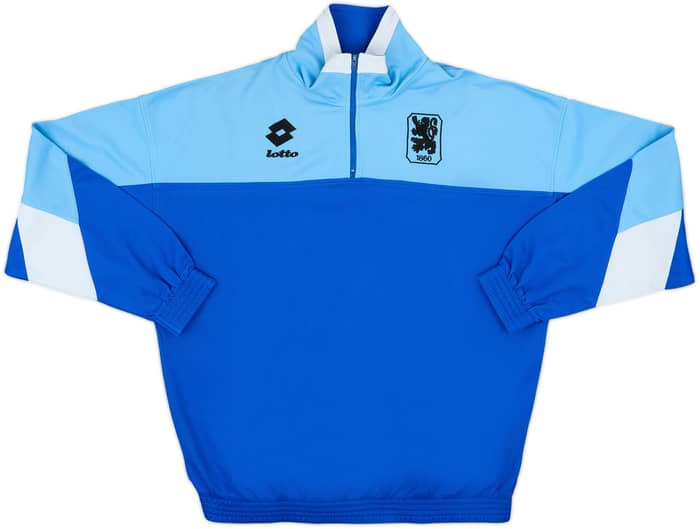 1993-94 1860 Munich Lotto 1/4 Zip Drill Top - 8/10 - (XL)