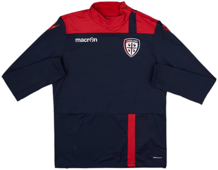 2018-19 Cagliari Macron Sweat Top - 7/10 - (L)