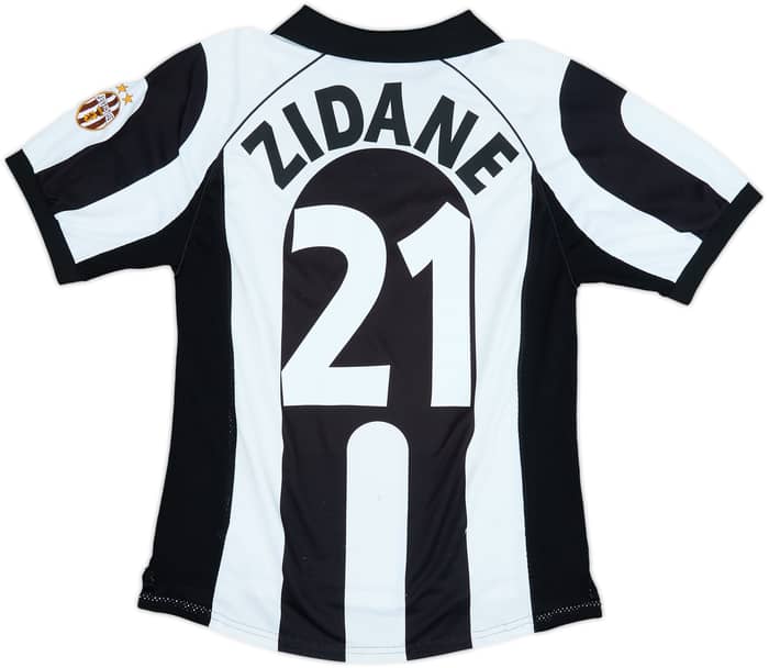 1997-98 Juventus Centenary Home Shirt Zidane #21 - 5/10 - (L)