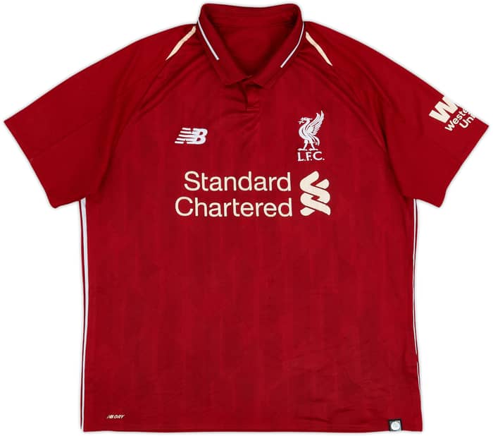 2018-19 Liverpool Home Shirt Virgil #4 - 5/10 - (L)