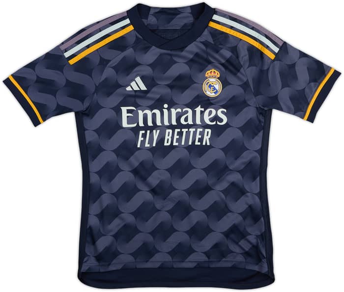 2023-24 Real Madrid Away Shirt Bellingham #5 - 6/10 - (M.Boys)