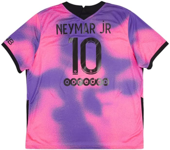 2020-21 Paris Saint-Germain Fourth Shirt Neymar Jr #10 - 8/10 - (XXL)