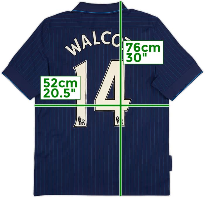 2009-10 Arsenal Away Shirt Walcott #14 - 6/10 - (M)