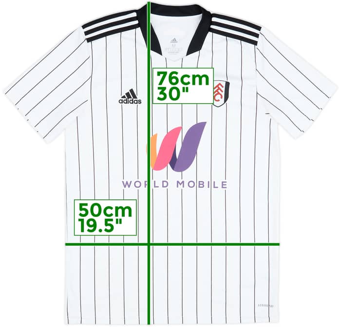 2021-22 Fulham Home Shirt - 8/10 - (M)