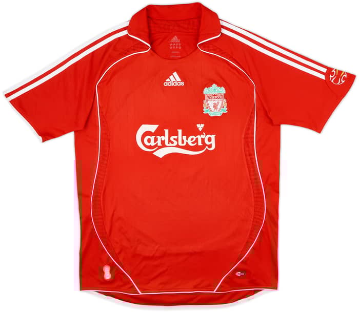 2006-08 Liverpool Home Shirt Agger #5 - 8/10 - (M)