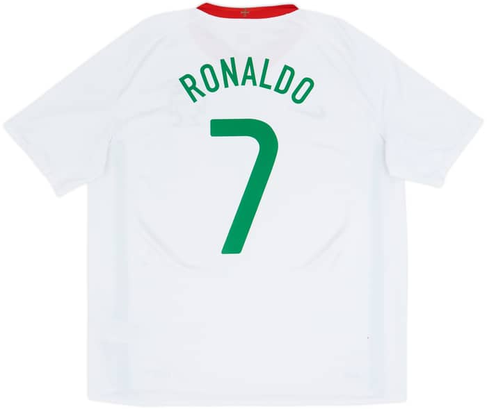 2008-10 Portugal Away Shirt Ronaldo #7 - 8/10 - (XL)