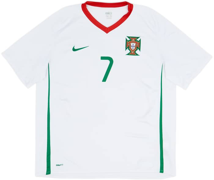 2008-10 Portugal Away Shirt Ronaldo #7 - 8/10 - (XL)