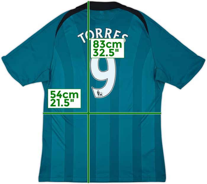 2008-09 Liverpool Third Shirt Torres #9 - 7/10 - (L)