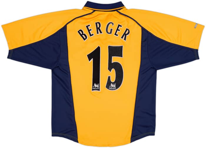 2000-02 Liverpool Away Shirt Berger #15 - 8/10 - (M)