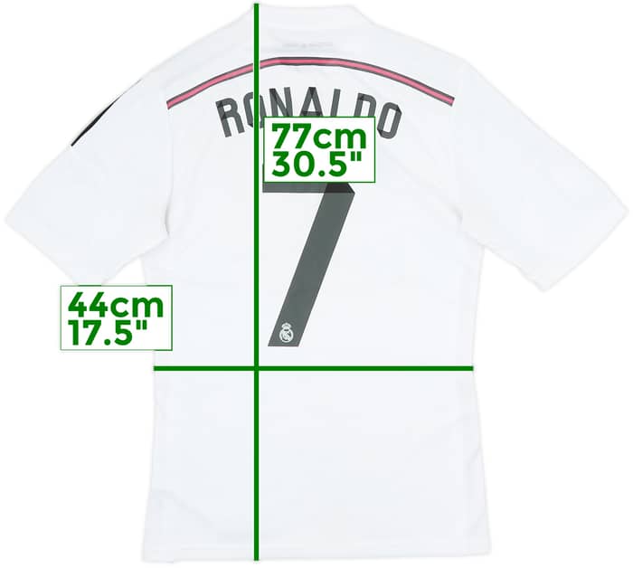 2014-15 Real Madrid Camiseta Local Ronaldo #7 - 6/10 - (M)