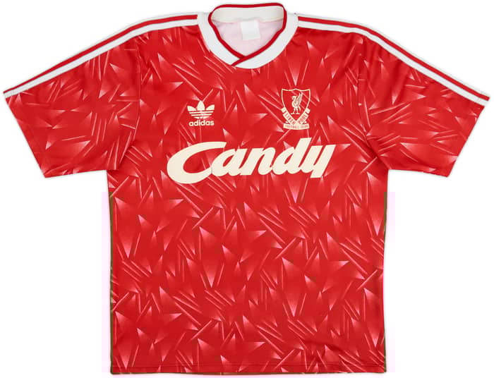 1989-91 Liverpool Home Shirt - 6/10 - (M/L)