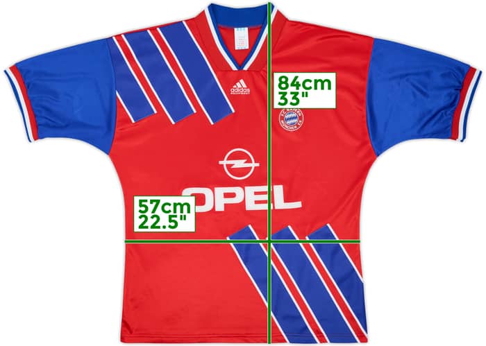 1993-95 Bayern Munich Home Shirt - 9/10 - (XL)