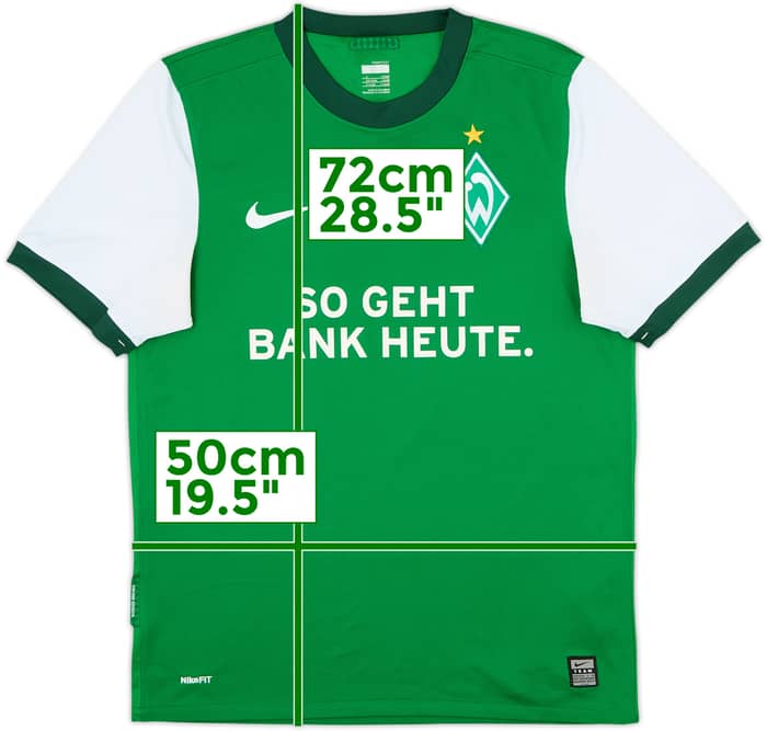 2009-10 Werder Bremen Home Shirt - 8/10 - (S)