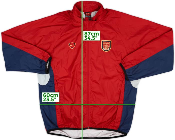 2000-01 Arsenal Nike Rain Jacket - 8/10 - (L)