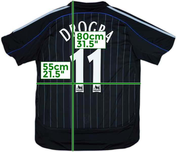 2006-07 Chelsea Third Shirt Drogba #11 - 9/10 - (L)