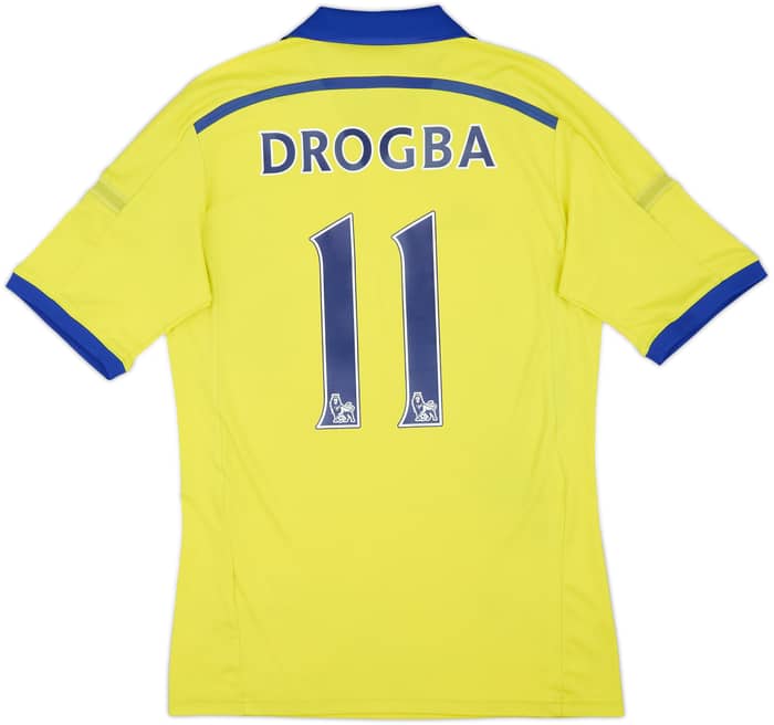 2014-15 Chelsea Away Shirt Drogba #11 - 7/10 - (S)