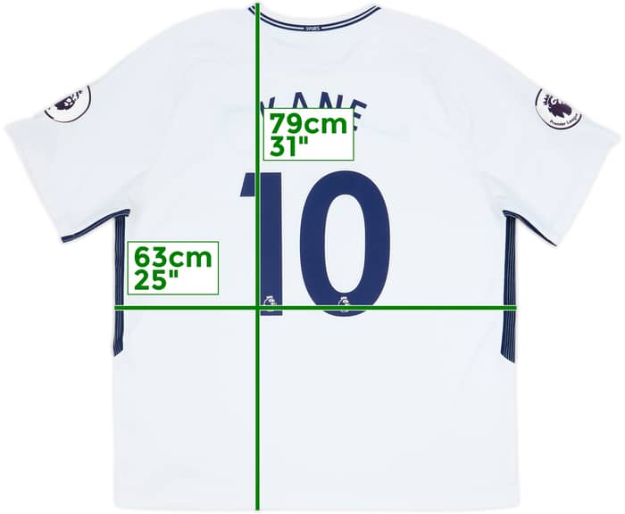 2017-18 Tottenham Home Shirt Kane #10 - 8/10 - (XXL)