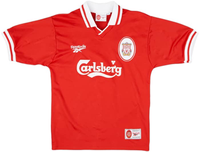 1996-98 Liverpool Home Shirt McManaman #7 - 7/10 - (S)