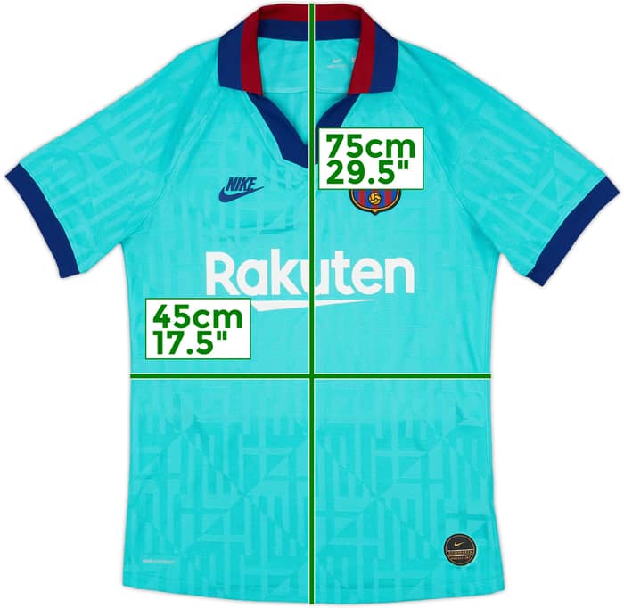 2019-20 Barcelona Authentic Third CL Shirt Messi #10 - 10/10 - (S)