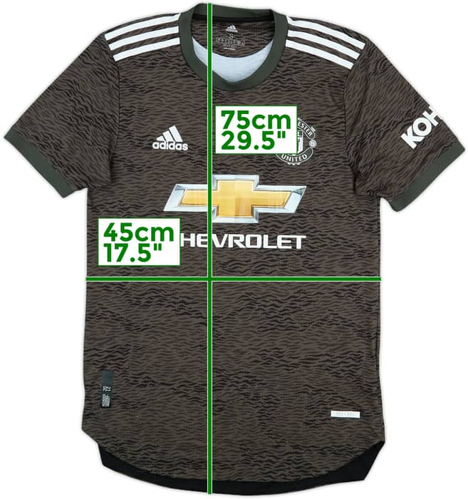 2020-21 Manchester United Authentic Away Shirt Cavani #7 - 7/10 - (S)