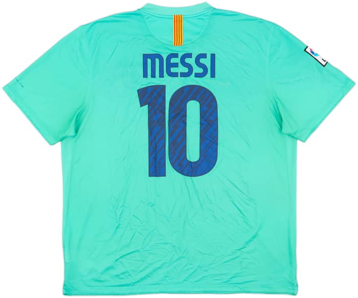 2010-11 Barcelona Away Shirt Messi #10 - 5/10 - (XXL)