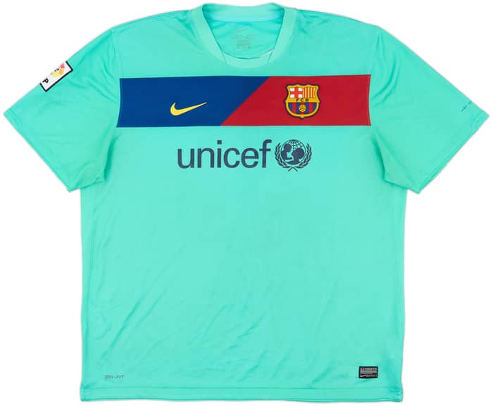 2010-11 Barcelona Away Shirt Messi #10 - 5/10 - (XXL)